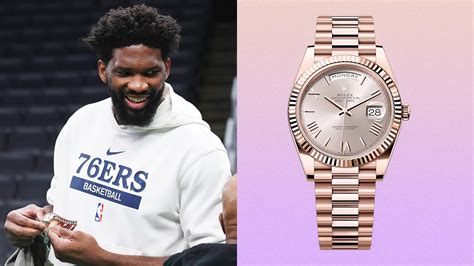 joel embiid rolex watch|Joel Embiid's NBA MVP Rolex .